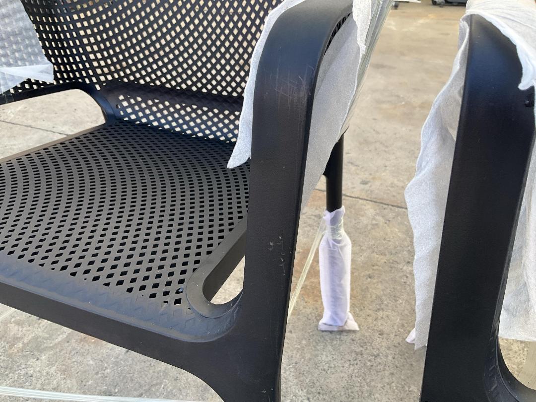 Photo '8' of Black Outdoor Chair Set (4) Photo '8' of Black Outdoor Chair Set (4)