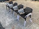 Thumbnail '7' of Black Outdoor Chair Set (4)