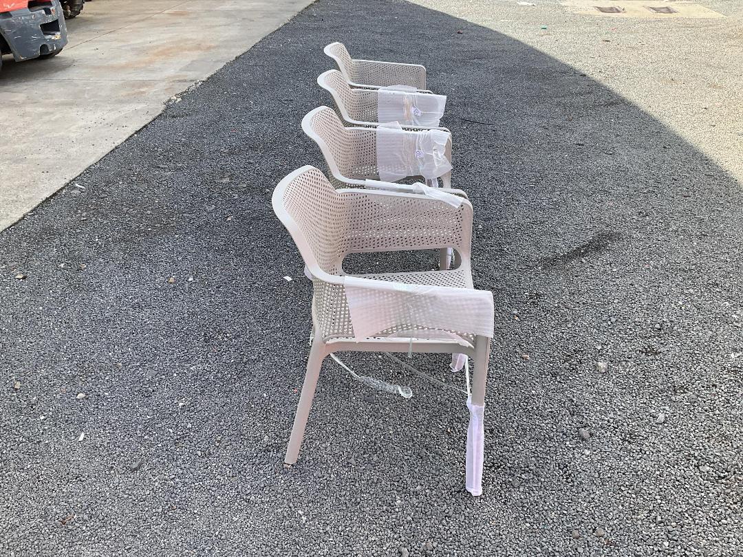 Photo '3' of Sandstone Outdoor Chair Set (4) Photo '3' of Sandstone Outdoor Chair Set (4)