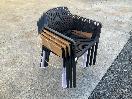 Thumbnail '10' of Black Outdoor Chair Set (4)