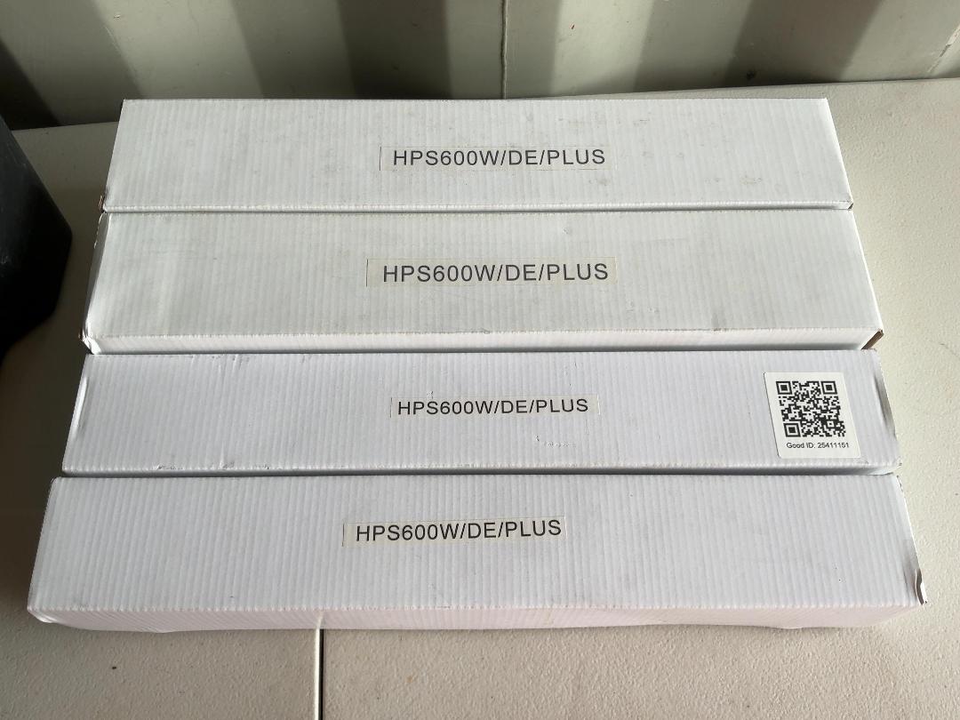 Photo '3' of 4x 600W HPS Double Ended Plus Grow Lamps