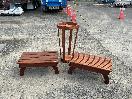 Thumbnail '1' of Wooden Tables & Plant Stand