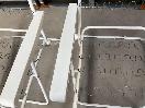 Thumbnail '6' of 2x Outdoor White Coloured Chairs - No Chair Covers Etc