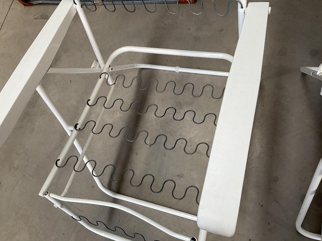 Photo '5' of 2x Outdoor White Coloured Chairs - No Chair Covers Etc