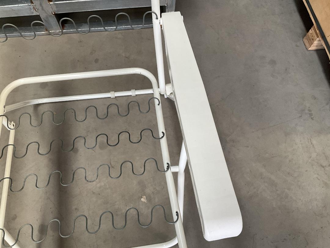 Photo '7' of 2x Outdoor White Coloured Chairs - No Chair Covers Etc