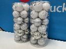 Thumbnail '3' of Christmas Baubles - White & Silvers - 2 Tubes *NEW*