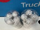 Thumbnail '2' of Christmas Baubles - White & Silvers - 2 Tubes *NEW*
