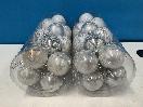 Thumbnail '4' of Christmas Baubles - White & Silvers - 2 Tubes *NEW*