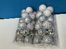 Thumbnail '5' of Christmas Baubles - White & Silvers - 2 Tubes *NEW*