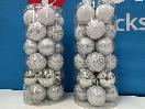 Thumbnail '3' of Christmas Baubles - White & Silvers - 2 Tubes *NEW*