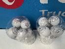 Thumbnail '2' of Christmas Baubles - White & Silvers - 2 Tubes *NEW*