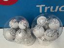 Thumbnail '2' of Christmas Baubles - White & Silvers - 2 Tubes *NEW*