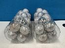 Thumbnail '5' of Christmas Baubles - White & Silvers - 2 Tubes *NEW*