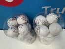 Thumbnail '2' of Christmas Baubles - White & Silvers - 2 Tubes *NEW*