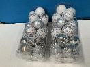 Thumbnail '4' of Christmas Baubles - White & Silvers - 2 Tubes *NEW*