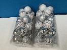 Thumbnail '4' of Christmas Baubles - White & Silvers - 2 Tubes *NEW*