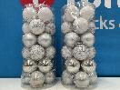 Thumbnail '3' of Christmas Baubles - White & Silvers - 2 Tubes *NEW*