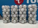 Thumbnail '3' of Christmas Baubles - White & Silvers - 4 Tubes *NEW*