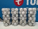 Thumbnail '1' of Christmas Baubles - White & Silvers - 4 Tubes *NEW*