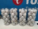 Thumbnail '1' of Christmas Baubles - White & Silvers - 4 Tubes *NEW*