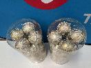 Thumbnail '2' of Christmas Baubles - Gold Coloured, Orange/White - 2 Tubes *NEW*