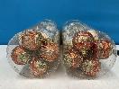 Thumbnail '4' of Christmas Baubles - Gold Coloured, Orange/White - 2 Tubes *NEW*