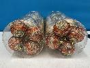 Thumbnail '4' of Christmas Baubles - Gold Coloured, Orange/White - 2 Tubes *NEW*