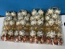 Thumbnail '5' of Christmas Baubles - Gold Coloured, Orange/White - 4 Tubes *NEW*