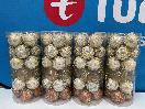 Thumbnail '1' of Christmas Baubles - Gold Coloured, Orange/White - 4 Tubes *NEW*
