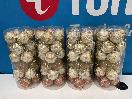 Thumbnail '1' of Christmas Baubles - Gold Coloured, Orange/White - 4 Tubes *NEW*