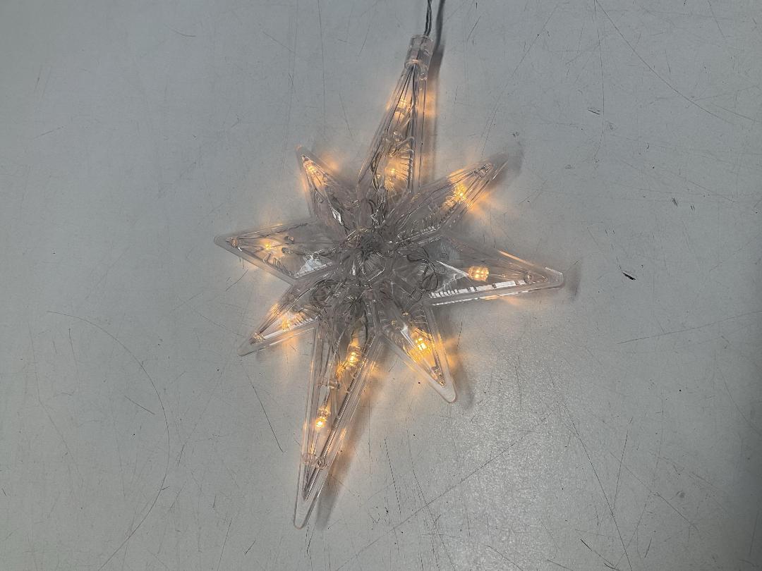 Photo '3' of Star of Bethlehem Shaped Hanging / Suction Lights - (3pce) *NEW* Photo '3' of Star of Bethlehem Shaped Hanging / Suction Lights - (3pce) *NEW*