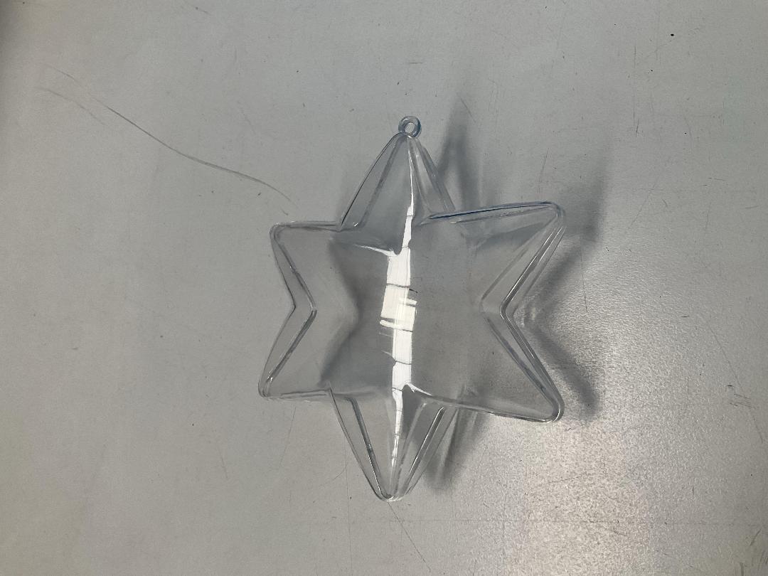 Photo '3' of Clear Plastic-Like Star Tree Decorations (27pces) and a Gift Box Photo '3' of Clear Plastic-Like Star Tree Decorations (27pces) and a Gift Box