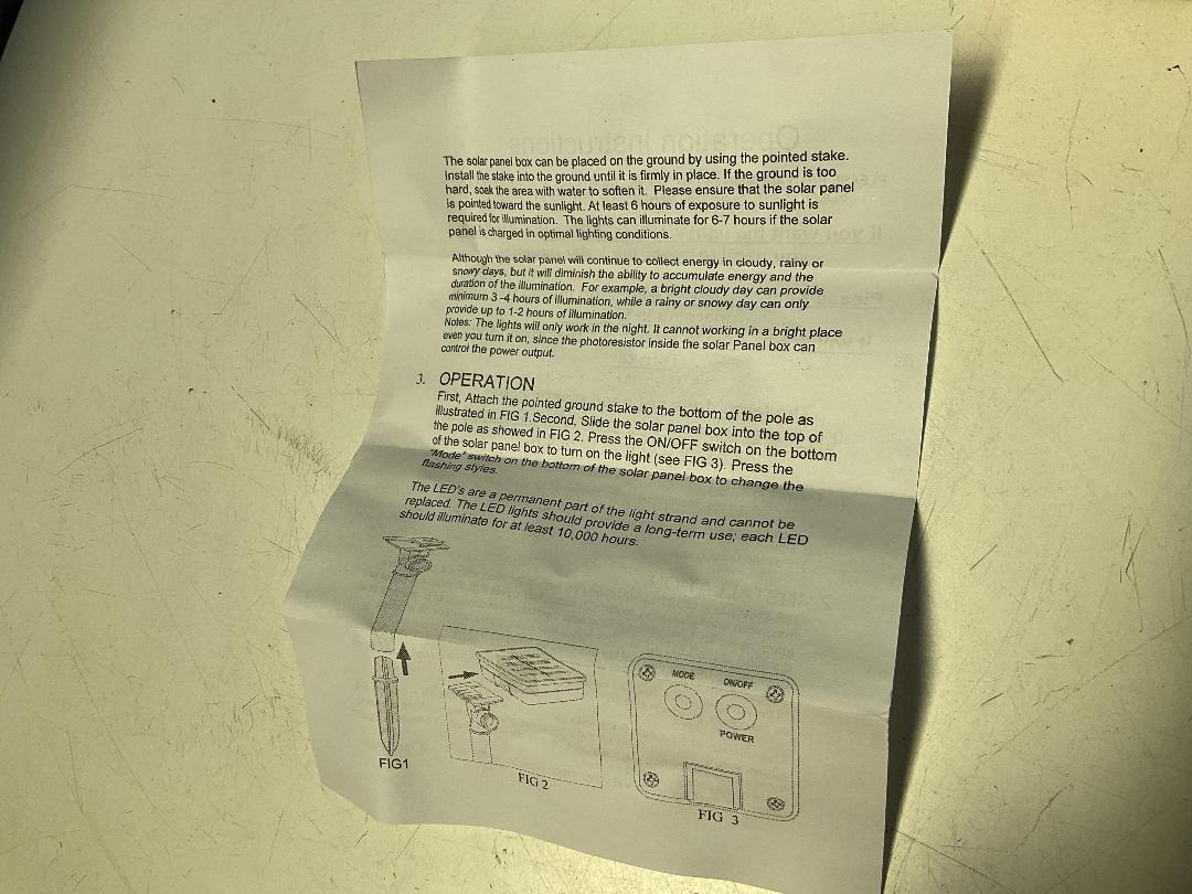 Photo '9' of 10x Outdoor Strings of Solar Lights *New* Photo '9' of 10x Outdoor Strings of Solar Lights *New*