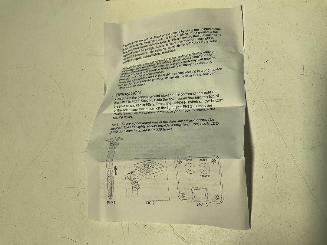 Photo '9' of 10x Outdoor Strings of Solar Lights *New* Photo '9' of 10x Outdoor Strings of Solar Lights *New*