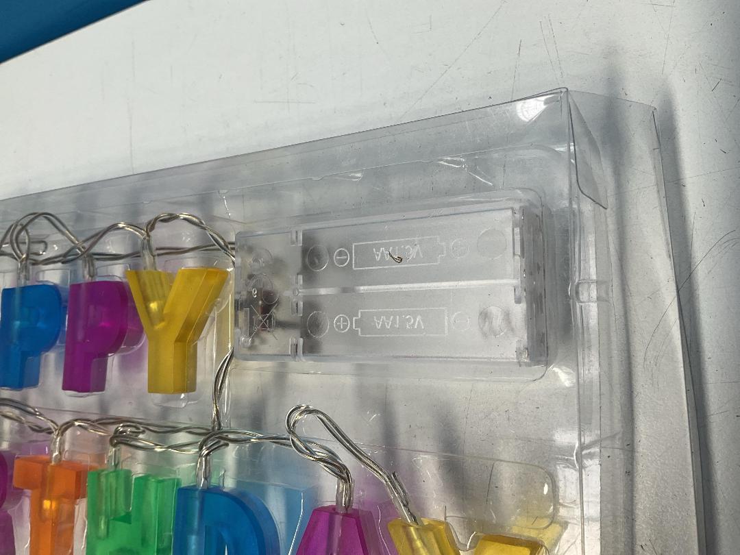 Photo '4' of 6x Battery Powered Strings of Happy Birthday Lights *New* Photo '4' of 6x Battery Powered Strings of Happy Birthday Lights *New*