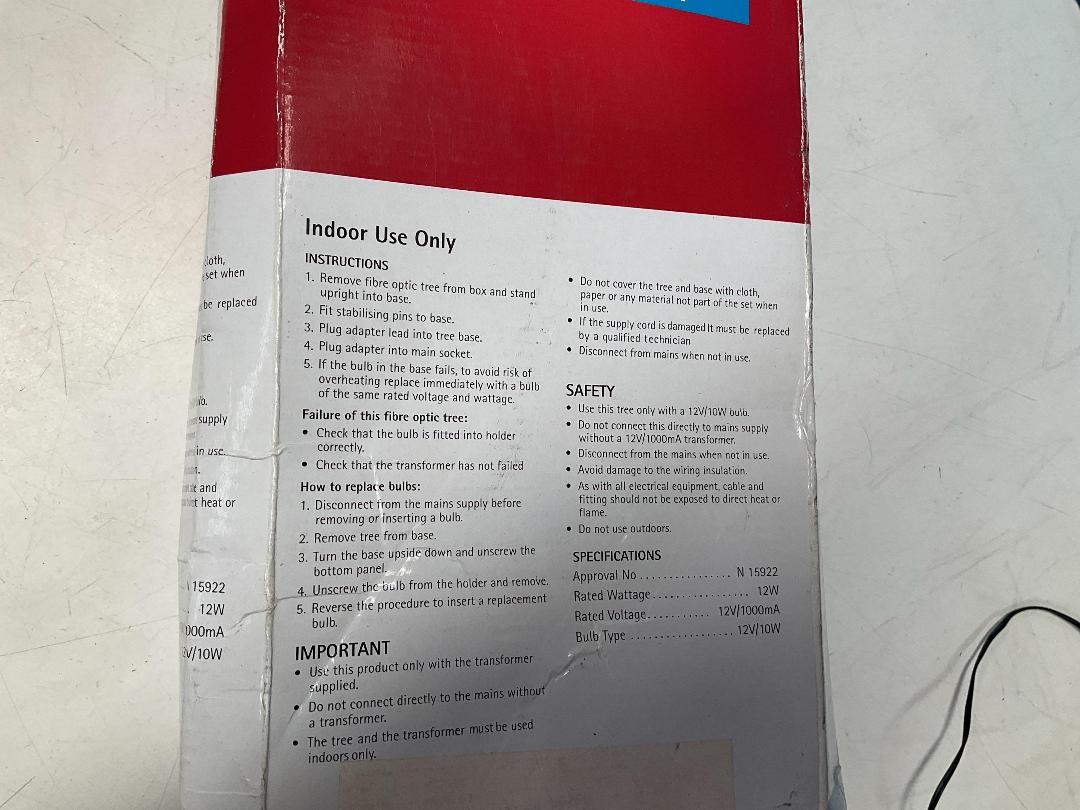 Photo '11' of Colour Changing Fibre Optic Christmas Tree - 120cm