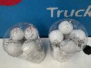 Thumbnail '2' of Christmas Baubles - White & Silvers - 2 Tubes *NEW*