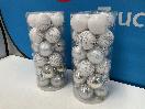 Thumbnail '5' of Christmas Baubles - White & Silvers - 2 Tubes *NEW*