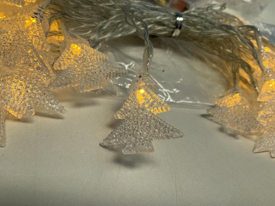 Photo '2' of Christmas Tree Shaped LED Lights - 4.5m 40 Bulb (3 Sets) *NEW*