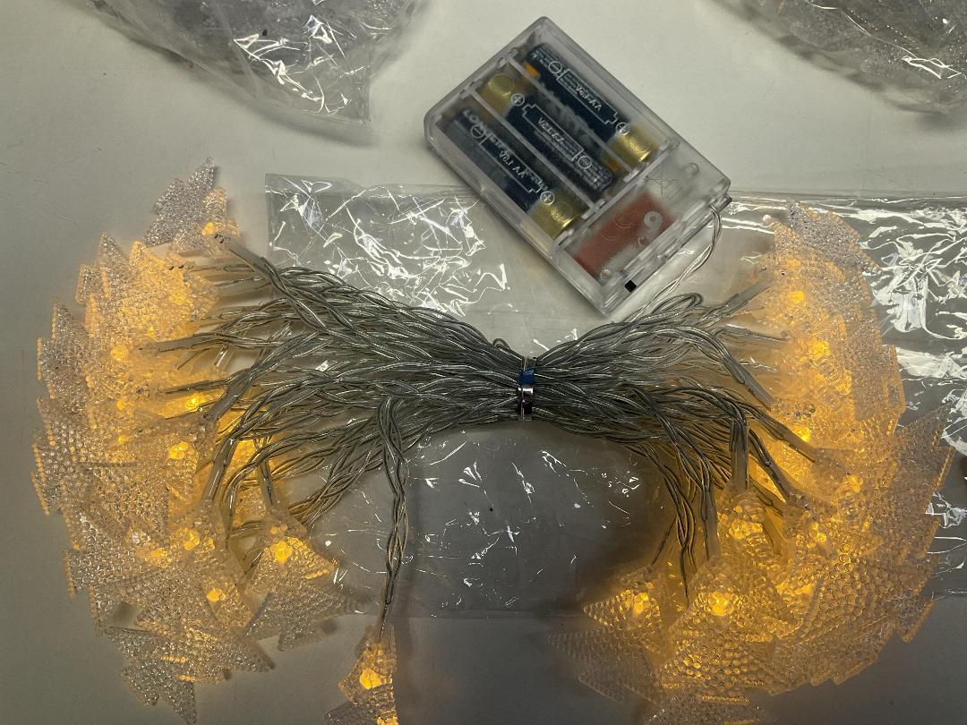 Photo '3' of Christmas Tree Shaped LED Lights - 4.5m 40 Bulb (3 Sets) *NEW*