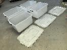 Thumbnail '1' of 4x White Coloured Storage Containers