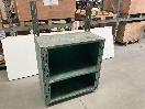 Thumbnail '1' of Green Coloured Paint Shelf on Wheels/Garage Shelf