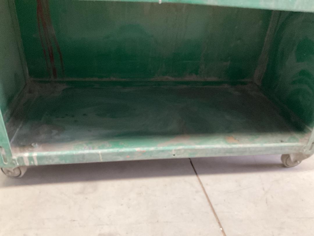 Photo '9' of Green Coloured Paint Shelf on Wheels/Garage Shelf