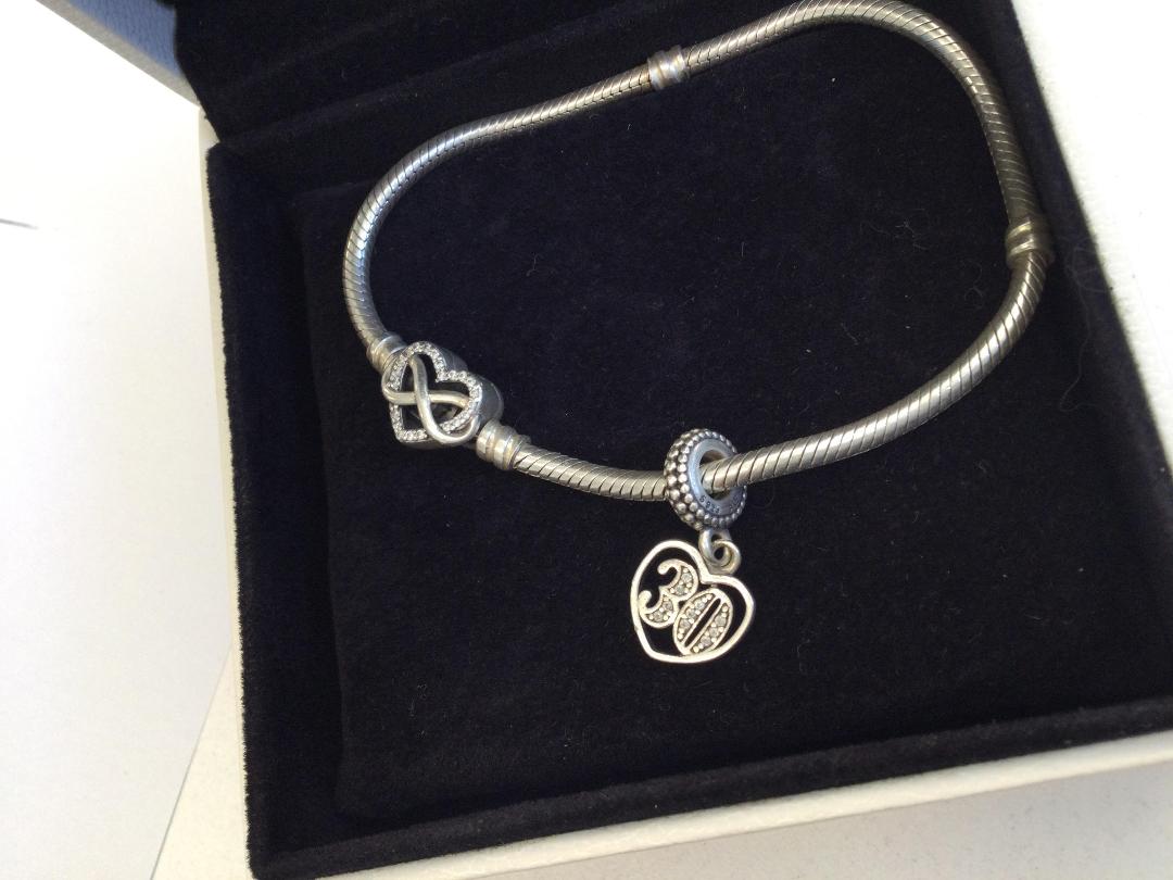 Photo '3' of Silver Charm Bracelet & Charm