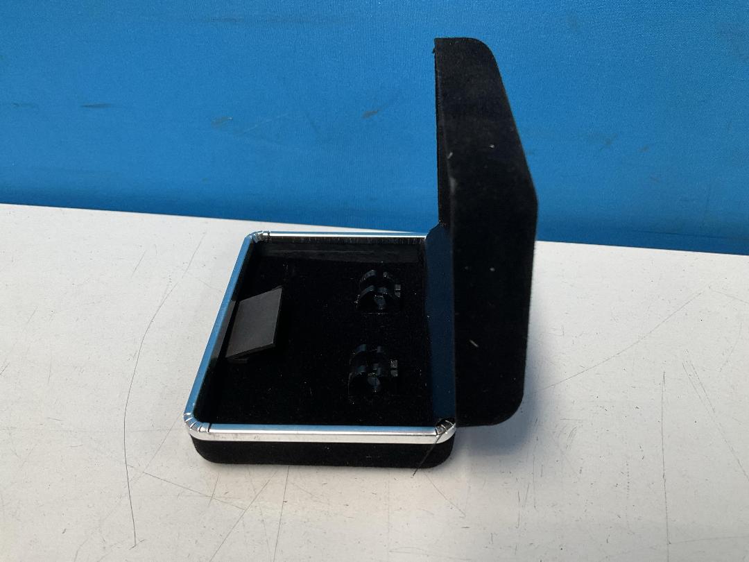 Photo '5' of 12x Black Metal & Fabric Jewellery Boxes  *NEW*