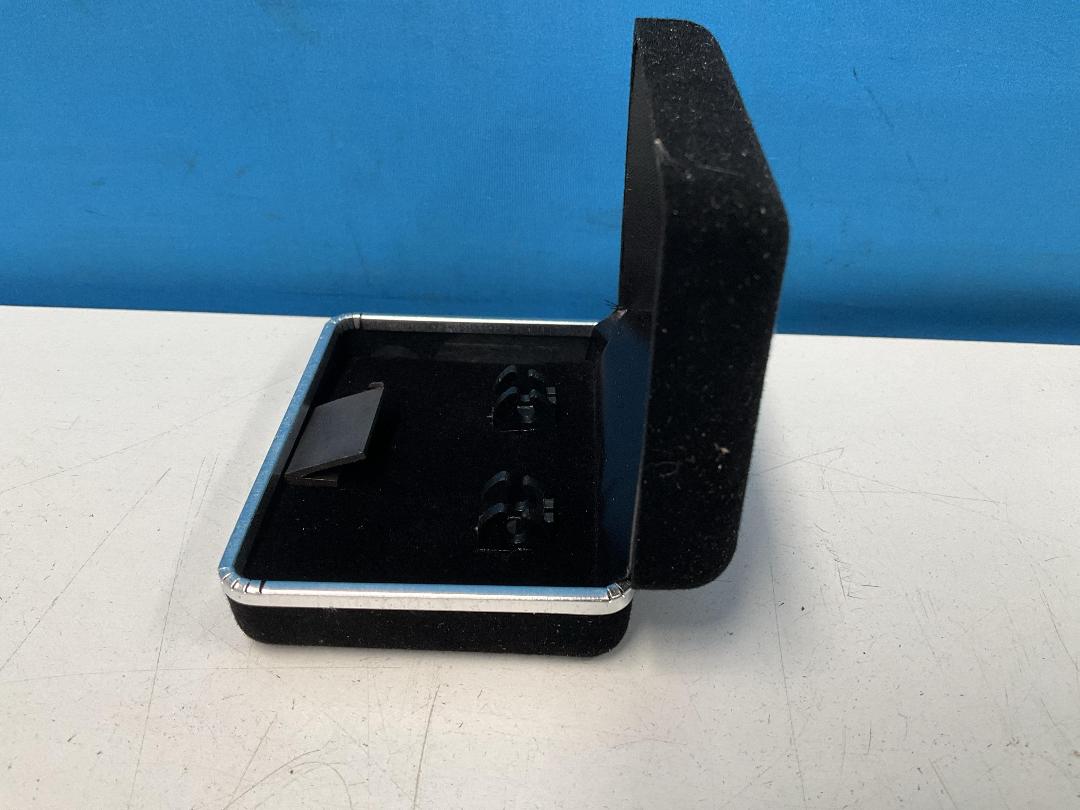 Photo '5' of 15x Black Metal & Fabric Jewellery Boxes  *NEW*