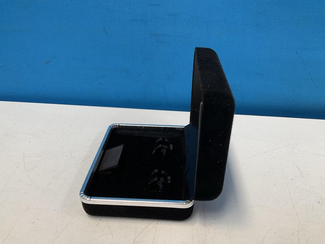 Photo '5' of 12x Black Metal & Fabric Jewellery Boxes *NEW* Photo '5' of 12x Black Metal & Fabric Jewellery Boxes *NEW*