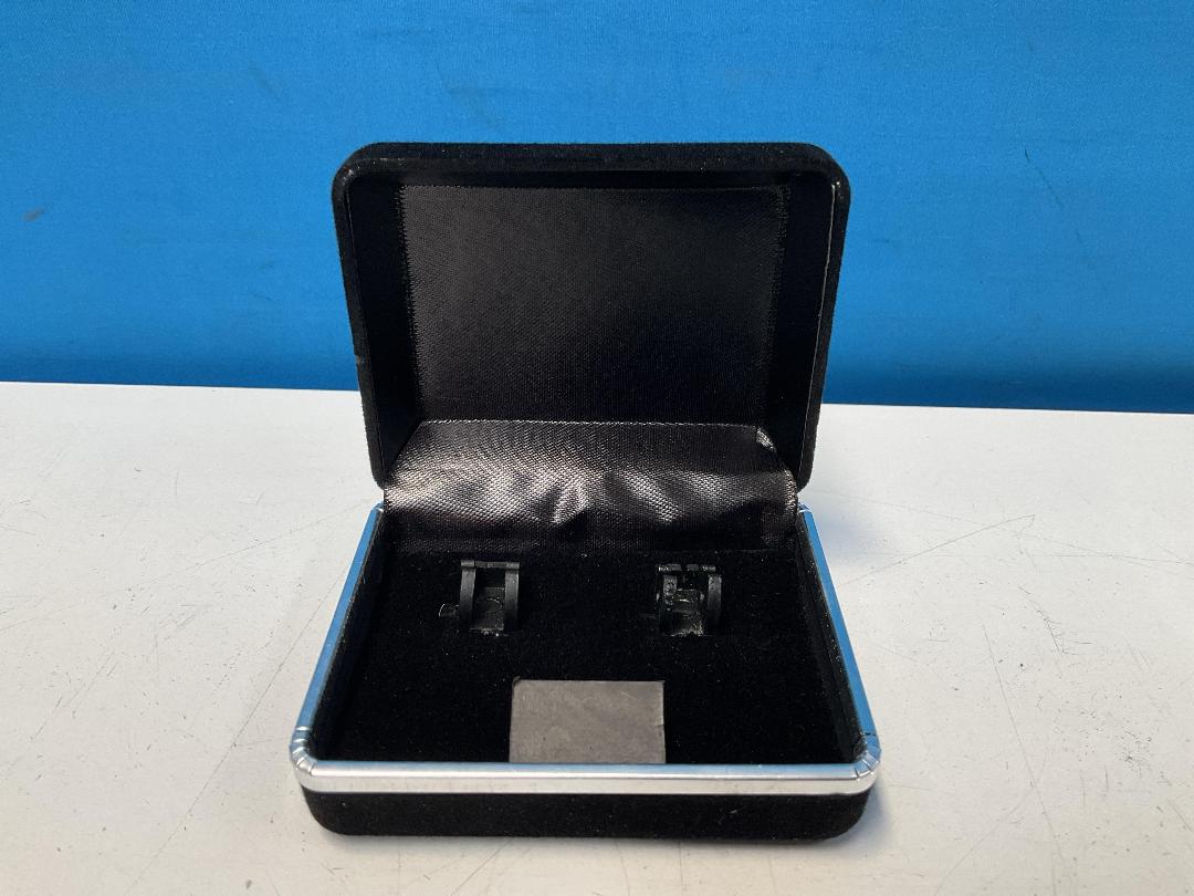 Photo '4' of 12x Black Metal & Fabric Jewellery Boxes *NEW* Photo '4' of 12x Black Metal & Fabric Jewellery Boxes *NEW*