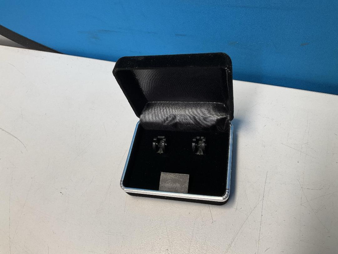 Photo '2' of 19x Black Metal & Fabric Jewellery Boxes *NEW* Photo '2' of 19x Black Metal & Fabric Jewellery Boxes *NEW*