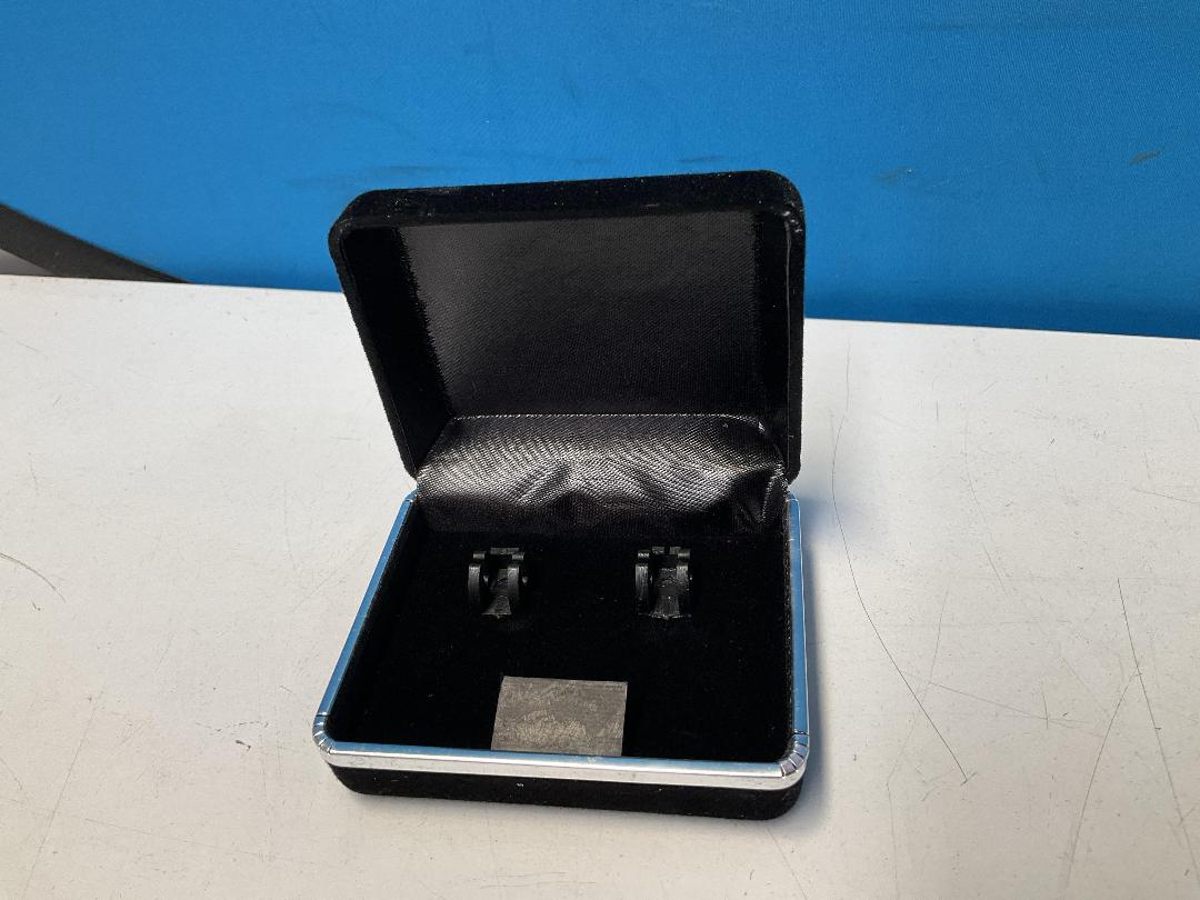 Photo '4' of 19x Black Metal & Fabric Jewellery Boxes *NEW* Photo '4' of 19x Black Metal & Fabric Jewellery Boxes *NEW*